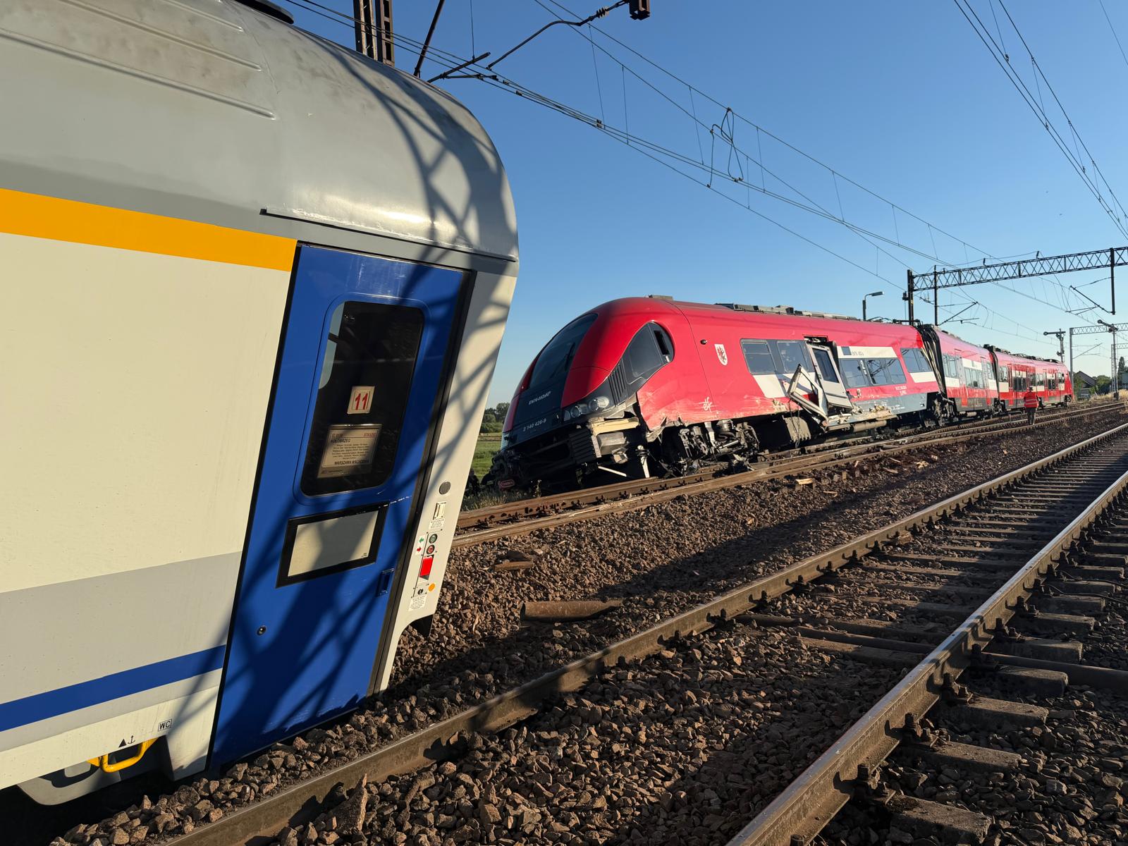 Zderzenie dwóch pociągów pod Białośliwiem
