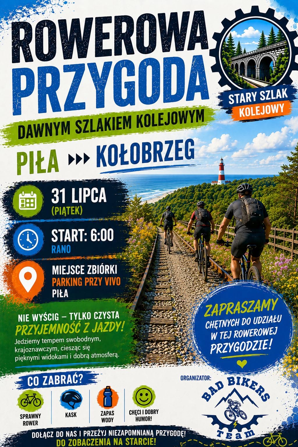 Wyprawa rowerowa z Piły do Kołobrzegu