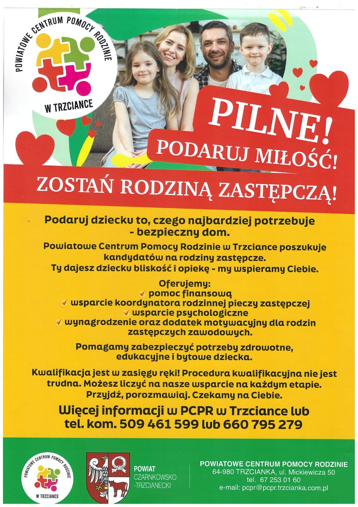 Trzcianka. Podaruj dziecku to, czego najbardziej potrzebuje – bezpieczny dom
