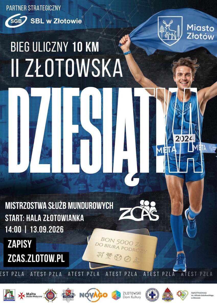 Utrudnienia w ruchu w trakcie bieg „Złotowska dziesiątka”