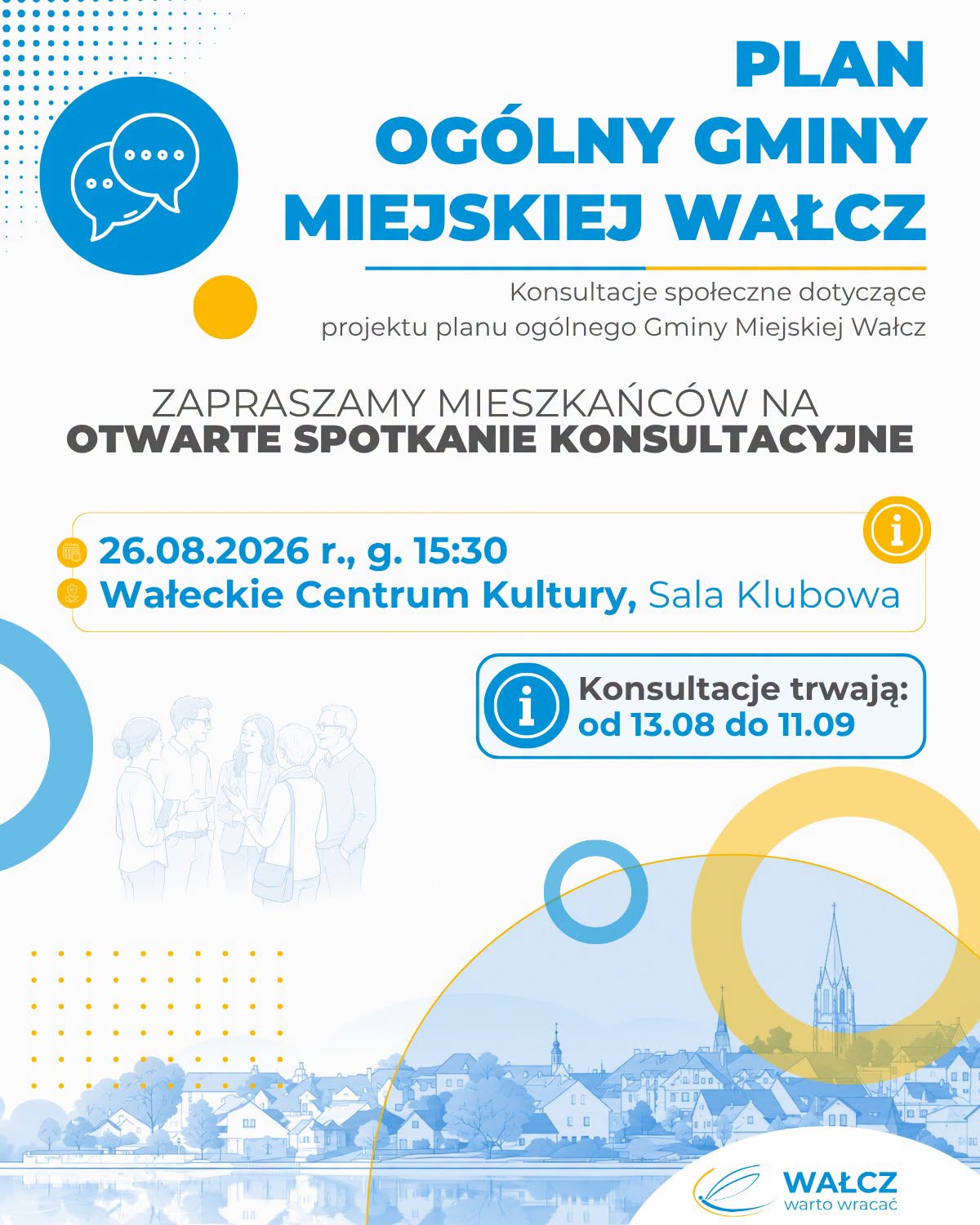 Konsultacje społeczne projektu Gminnego Programu Rewitalizacji miasta Wałcz