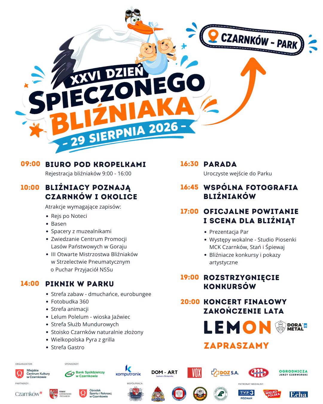 XXVI Dzień Spieczonego Bliźniaka już 29 sierpnia w Czarnkowie!