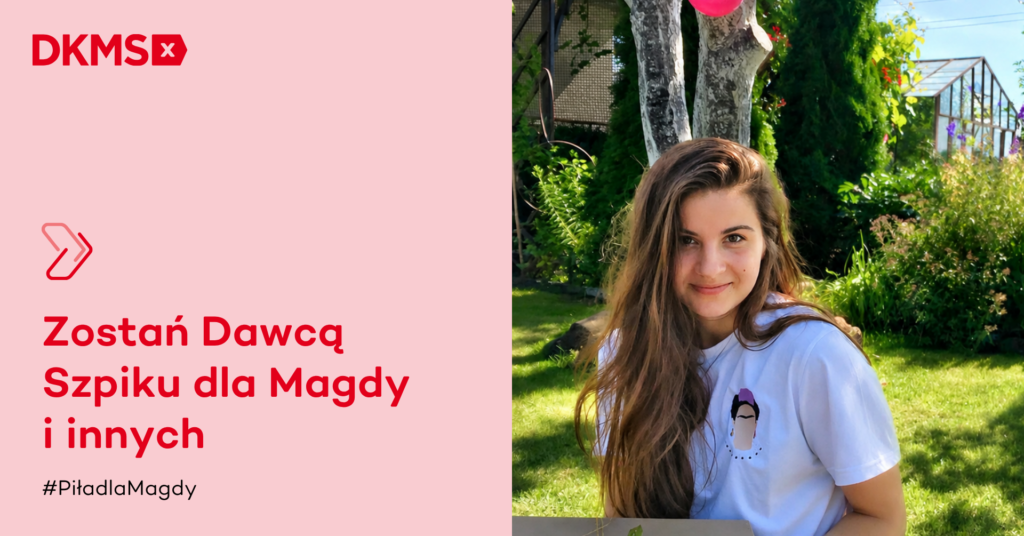 Zostań dawcą szpiku dla Magdy