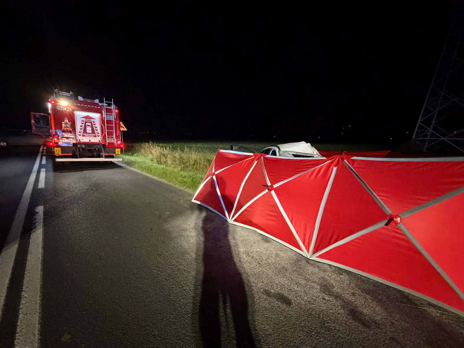 Śmiertelny wypadek samochodowy