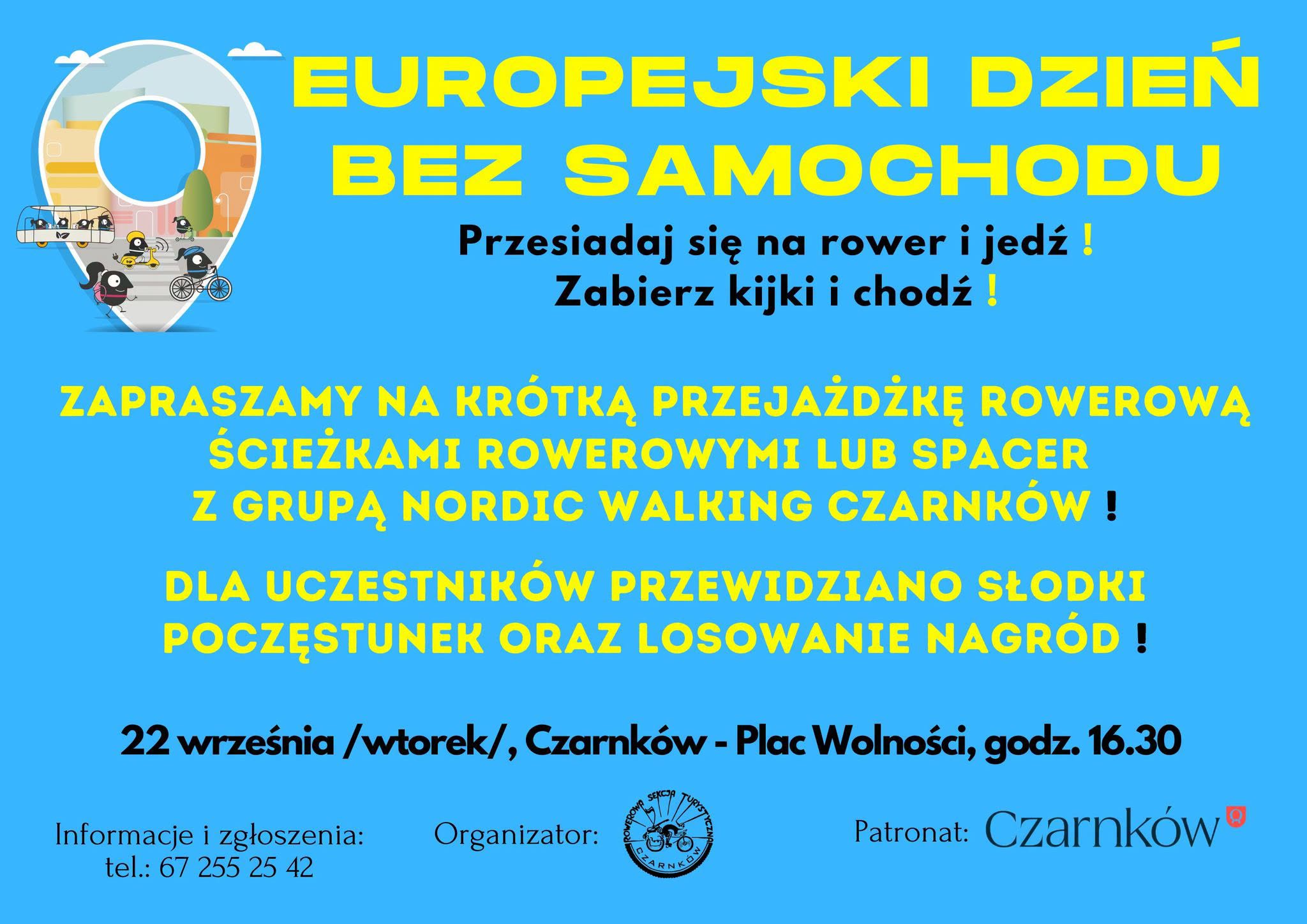 Czarnków. Przesiadaj się i jedź! Przesiadaj się i chodź!