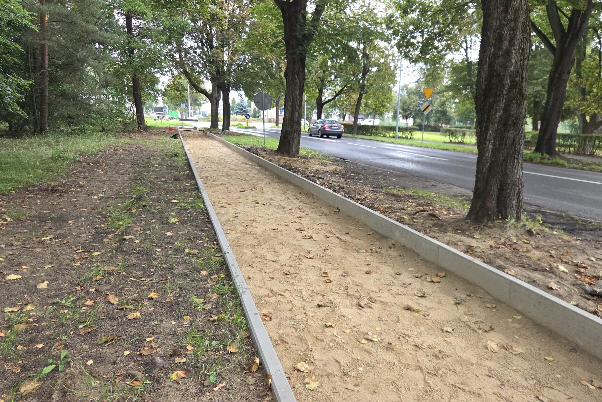 Droga rowerowa Piła – Kotuń – raport z placu budowy