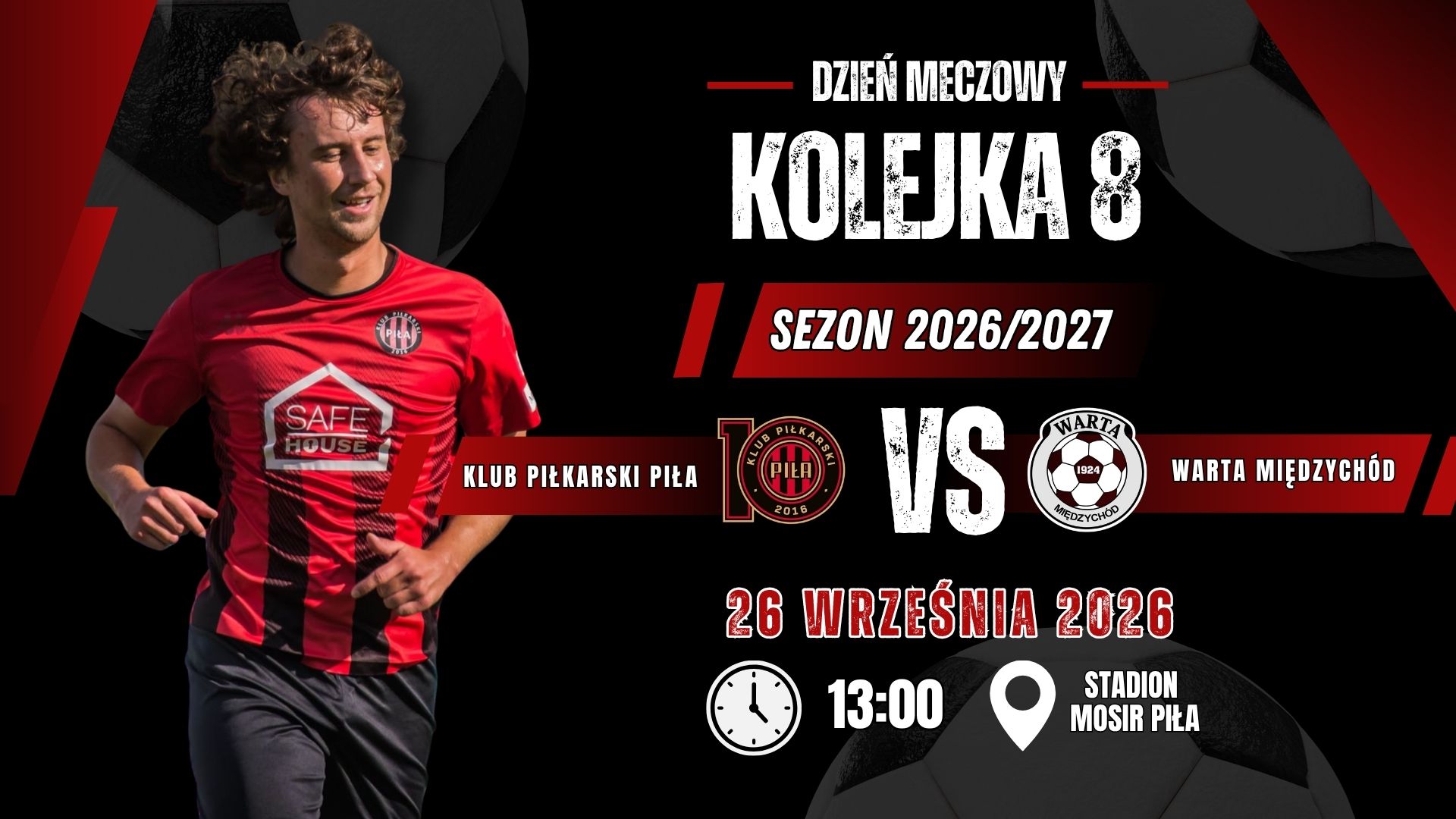 Zapowiedź meczu Klub Piłkarski Piła – Warta Międzychód