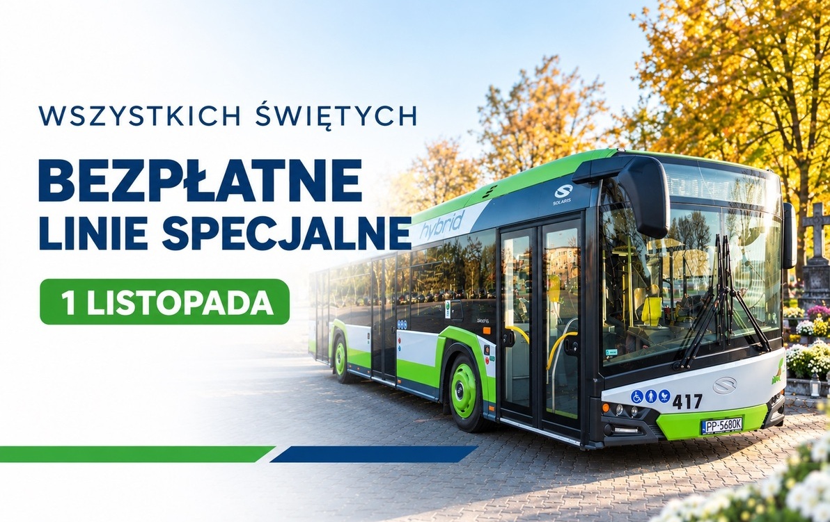 Piła. Wszystkich Świętych – bezpłatne autobusy komunikacji specjalnej