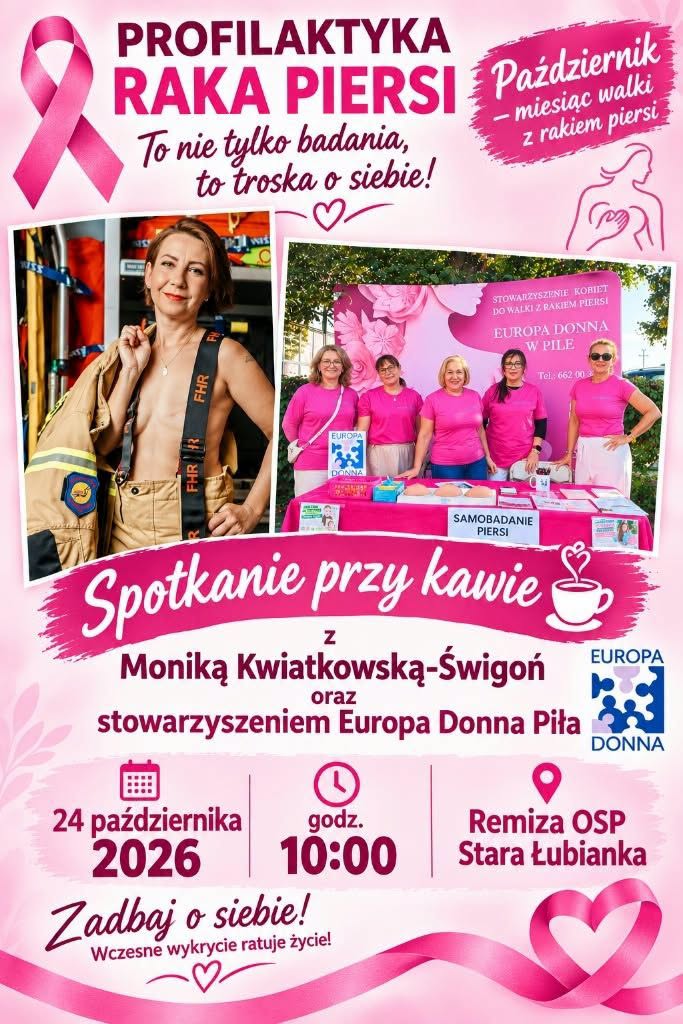 Październik to miesiąc walki z rakiem piersi