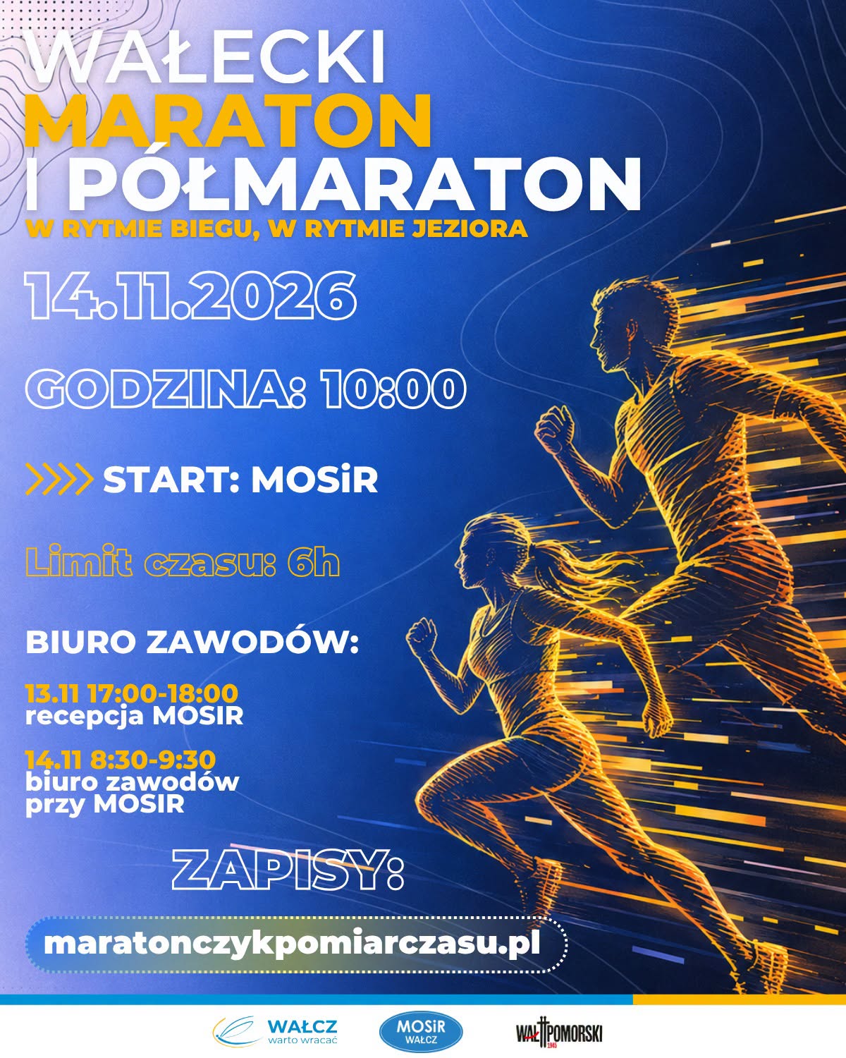 3. Wałecki Maraton i Półmaraton „W rytmie biegu, w rytmie jeziora