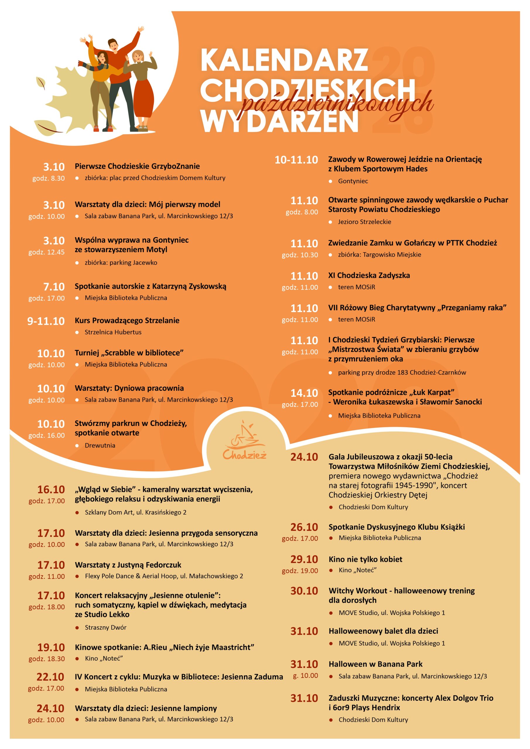 Październik w Chodzieży – pełen wydarzeń!