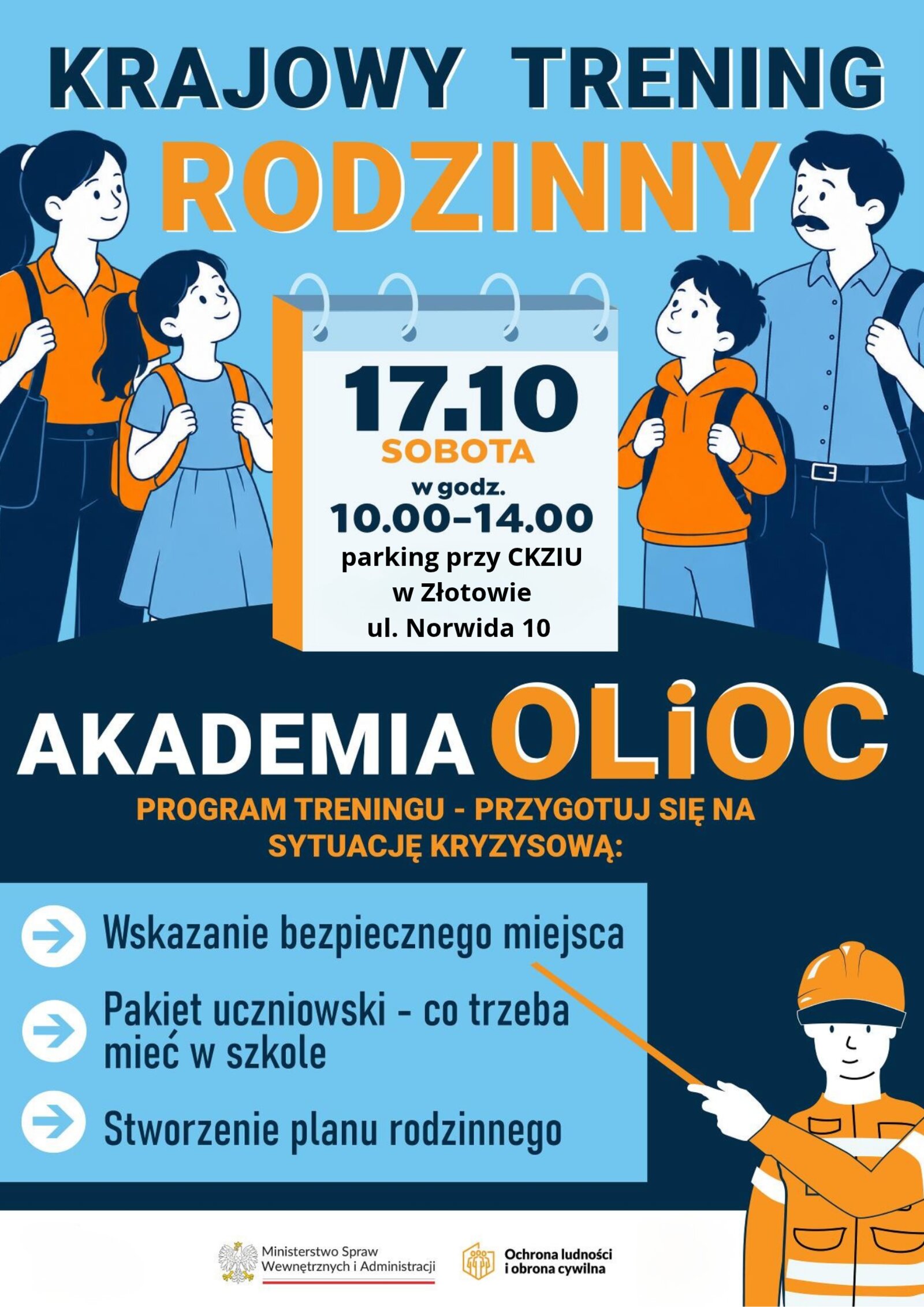 KRAJOWY TRENING RODZINNY W ZŁOTOWIE! ZAPRASZAMY CAŁE RODZINY